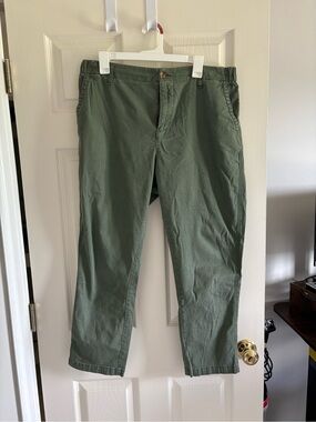 Old Navy Womens's Green Chino Pants